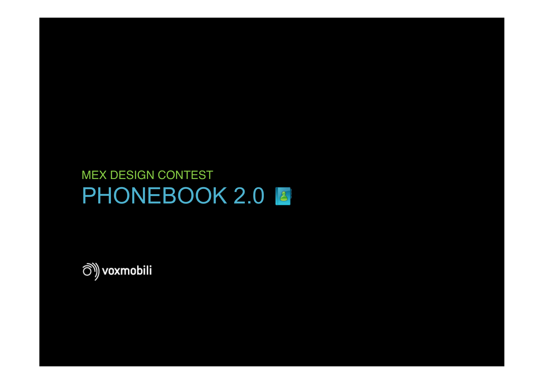 VOX MOBILI Phonebook 2.0